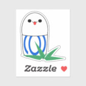 Kawaii Balut Ei Vinyl Sticker (Vel)