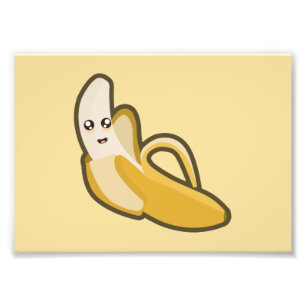 Kawaii Banana Foto Afdruk