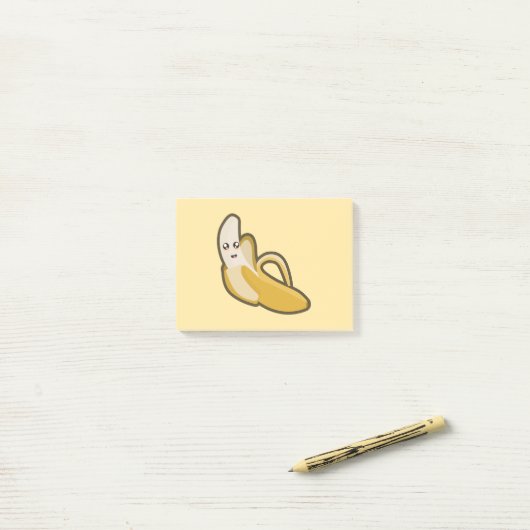 Kawaii Banana Post-it® Notes (Op bureau)