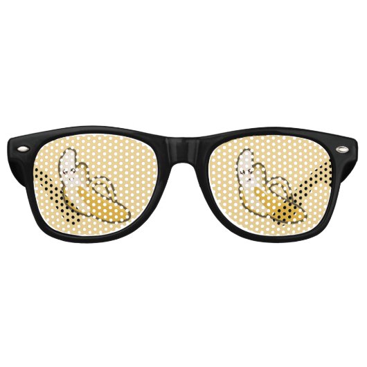 Kawaii Banana Retro Zonnebril (Voorkant)