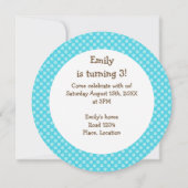 Kawaii Banana Verjaardagsfeest Kaart (Achterkant)