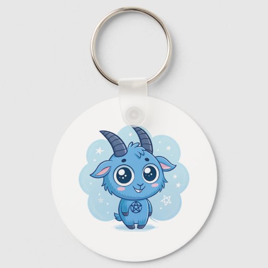 Kawaii Baphomet Sleutelhanger (Voorkant)