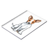 Kawaii Basenji Puppy Notitieboek (Linkerzijde)
