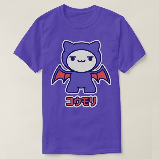 Kawaii Bat Kat T-shirt (Design voorkant)