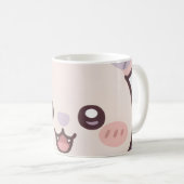 Kawaii Bat Pastel  "Daisuki" Koffiemok (Voorkant rechts)