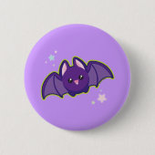 Kawaii Bat Ronde Button 5,7 Cm (Voorkant)