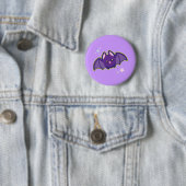 Kawaii Bat Ronde Button 5,7 Cm (In situ)
