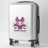 Kawaii Bat Sticker - Schattigee Halloween Bat Kost (Koffer)