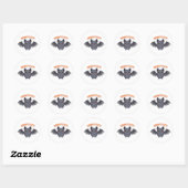 Kawaii Bat Sticker - Schattigee Halloween Vampire  (Vel)