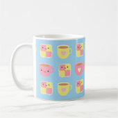 Kawaii Battenberg Cake & Cup in Tea Koffiemok (Links)