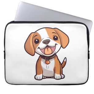 Kawaii Beagle Puppy Laptop Sleeve