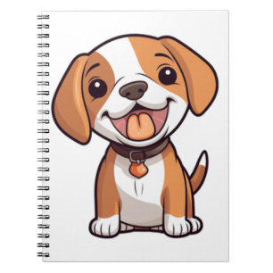 Kawaii Beagle Puppy Notitieboek