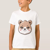Kawaii Bear Head  T-shirt (Voorkant)