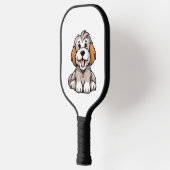 Kawaii Bearded Collie Puppy Pickleball Paddle (Links)
