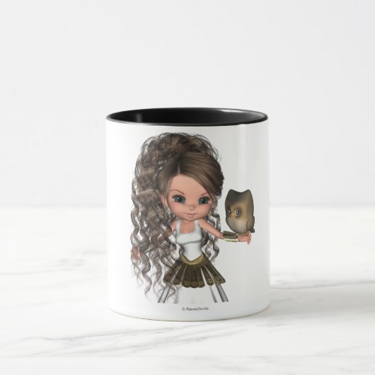 Kawaii Beauful Greek Goddess Athena Mok (Midden)