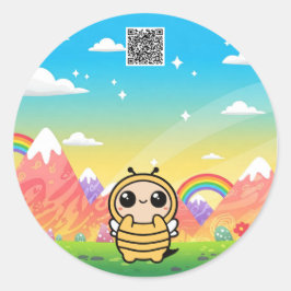 Kawaii Bee – Schattigee en grillige Sticker