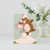 Kawaii Beer Briefkaart (Staand voorkant)