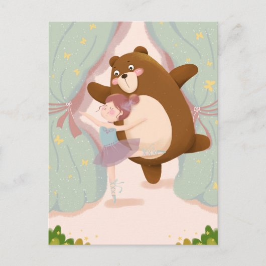 Kawaii Beer Briefkaart (Voorkant)
