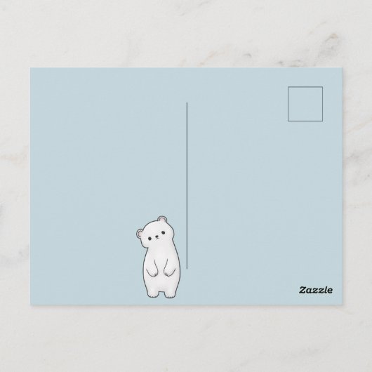 Kawaii Beer Briefkaart (Achterkant)