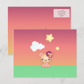 Kawaii Beer Briefkaart (Voorkant / Achterkant)