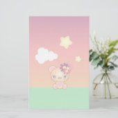 Kawaii Beer Briefpapier (Staand voorkant)