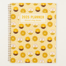 Kawaii Beer Donut Pattern Gepersonaliseerde Planne