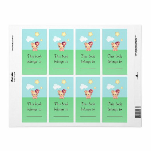 Kawaii Beer Etiket (Full Sheet)