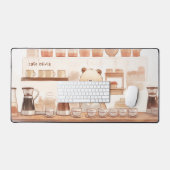 Kawaii Beer Koffie Bureaumat (Keyboard & Muis)