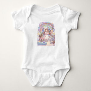 Kawaii Beer Meisje Astrologie Sterrenkijker Baby B Romper
