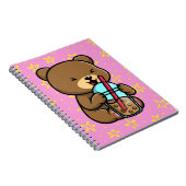 Kawaii Beer met Boba Tea Notitieboek (Rechterzijde)