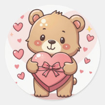 Kawaii Beer met hartvormige chocoladedoos