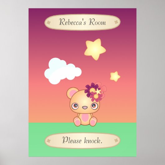 Kawaii Beer Poster (Voorkant)