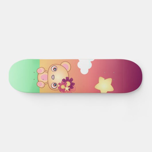 Kawaii Beer Skateboard (Horizontaal)