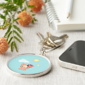 Kawaii Beer Sleutelhanger (Zijkant)