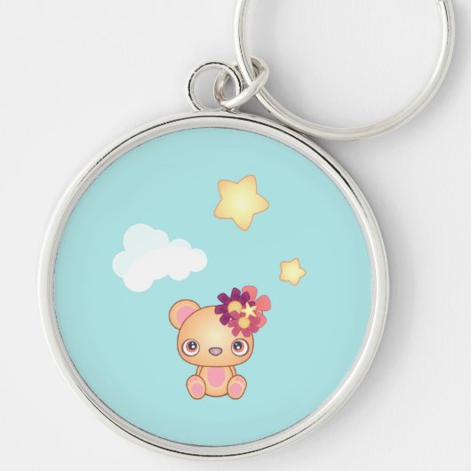 Kawaii Beer Sleutelhanger (Voorkant)