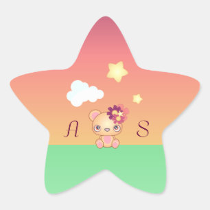 Kawaii Beer Ster Sticker