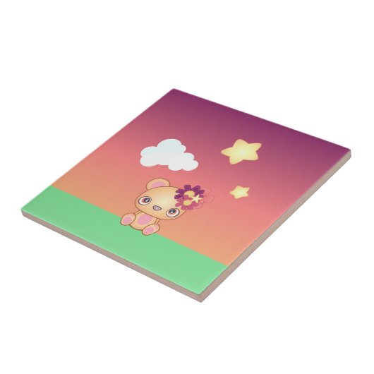 Kawaii Beer Tegeltje (Zijkant)