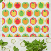 Kawaii Bell Peppers Theedoek (Gevouwen)