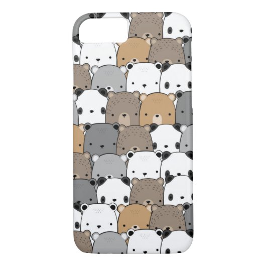 Kawaii Beren Hoesje-Mate iPhone Case (Achterkant)