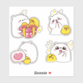 Kawaii Beren Sticker (Vel)