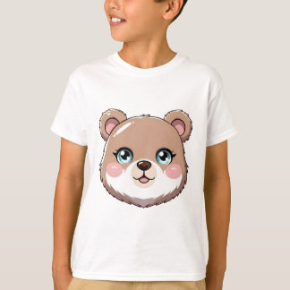 Kawaii Berenhoofd T-shirt