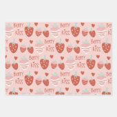 Kawaii Bessie Liefde Inpakpapier Vel (Voorkant)