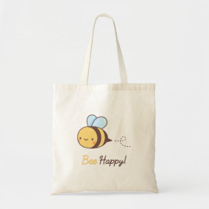 Kawaii Bij Gelukkig Voor Haar Tote Bag
