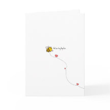 Kawaii Bij Pun Valentijnkaart