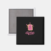 Kawaii bijpassend koppel pindakaas jelly beter magneet (Voorkant / Achterkant)