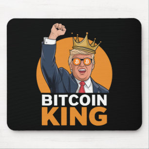 Kawaii Bitcoin King Trump Crypto Shades Bitcoin EV Muismat