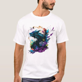 Kawaii Black Dragon T-shirt