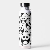 Kawaii Black en White Panda Pattern Waterfles (Links)