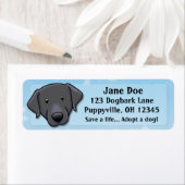 Kawaii Black Lab Etiket (Insitu)