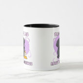 Kawaii Black Lab Rally Obedience Mok (Midden)
